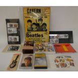 Beatles collectables: to include cassette tapes and postage stamps