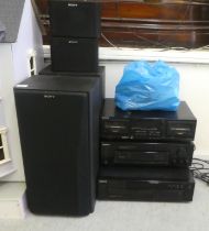 Sony stacking stereo equipment and two pair of speakers