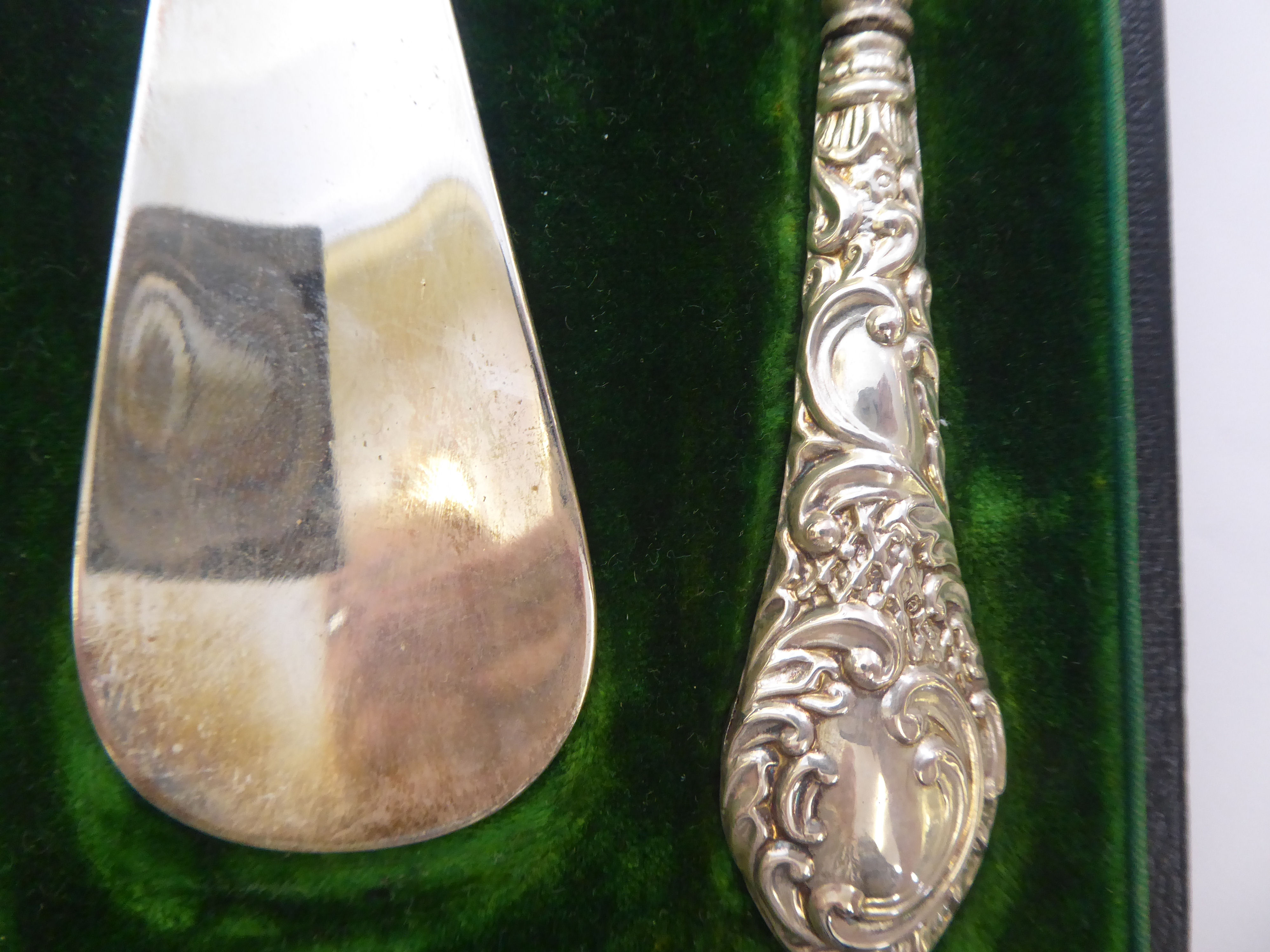 A silver Kiddush cup of tapered form, on a knopped stem; a silver wine coaster, on a turned mahogany - Image 3 of 3