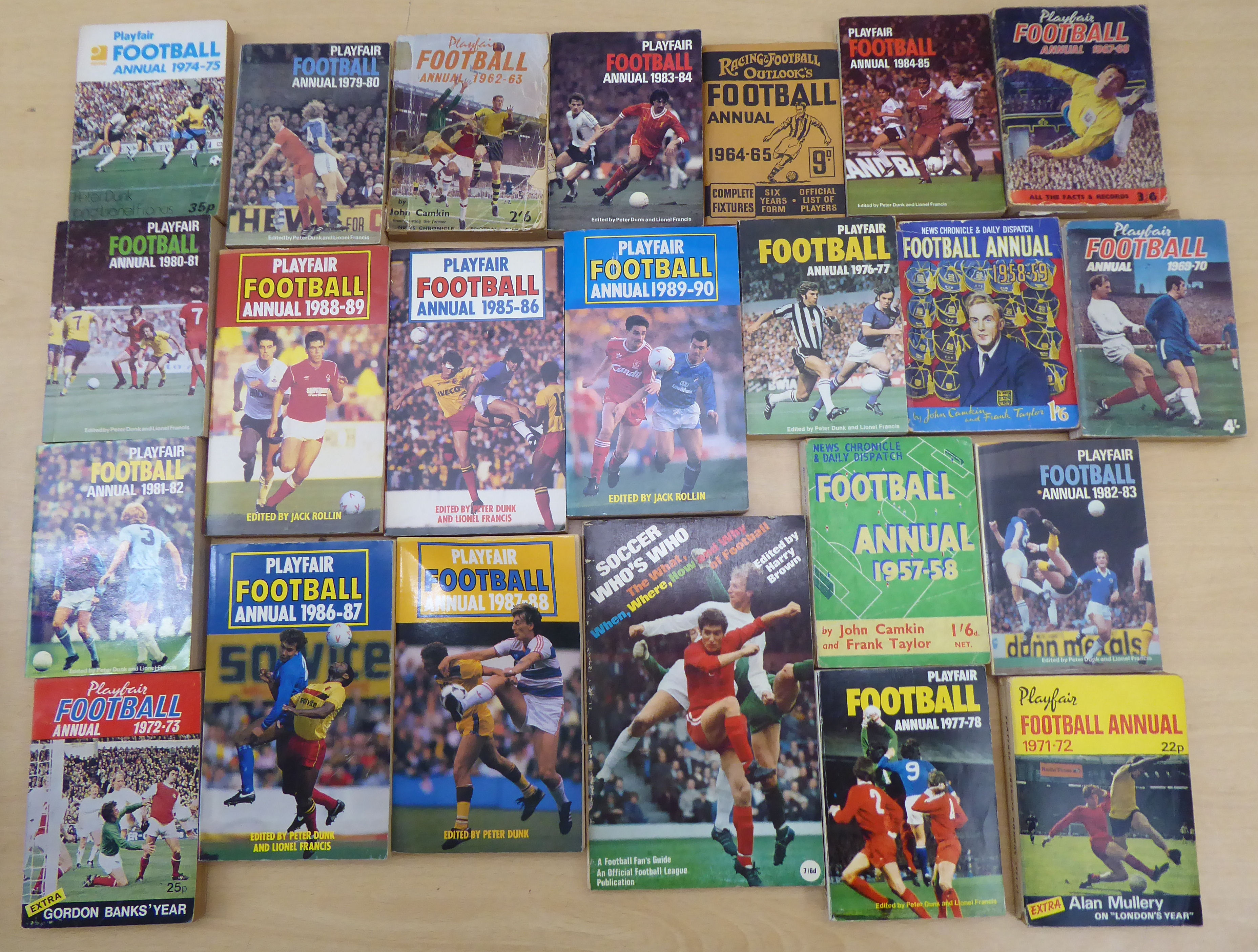 Books, mainly football related from various decades of the 20thC: to include 1980s pocket annuals - Image 3 of 7