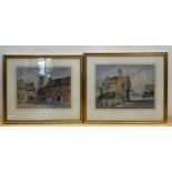 Lady Lucy Hume-Williams - 'Midhurst' and 'East Anglian Village Stud'  watercolour  bearing the