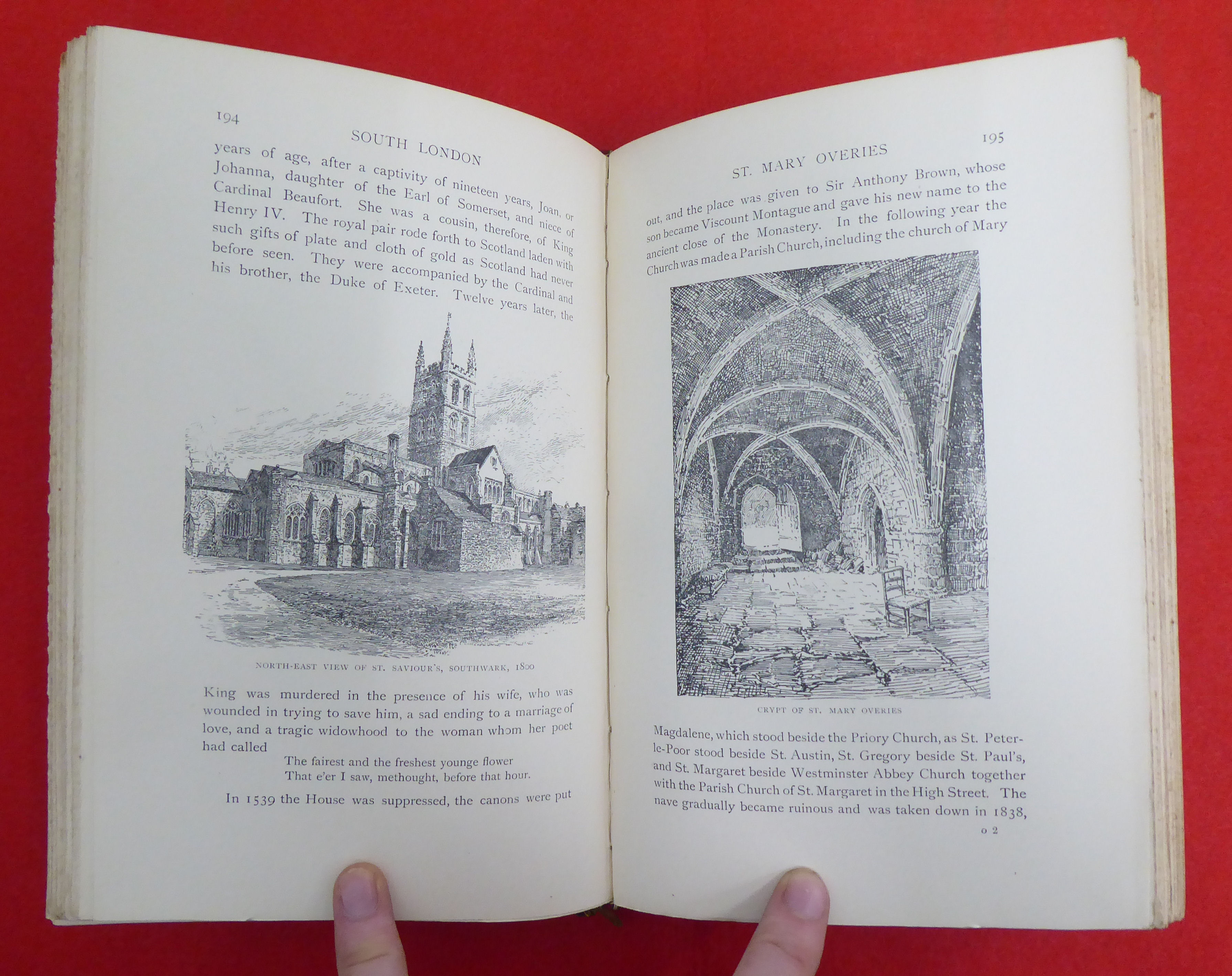 Books: 'London' by Walter Besant  New Edition  1904; 'Westminster'  1897; and 'South London'  1901 - Image 7 of 18