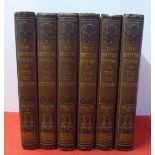 Books: 'The British Empire in the 19thC' by Edgar Sanderson  dated 1897, in six volumes