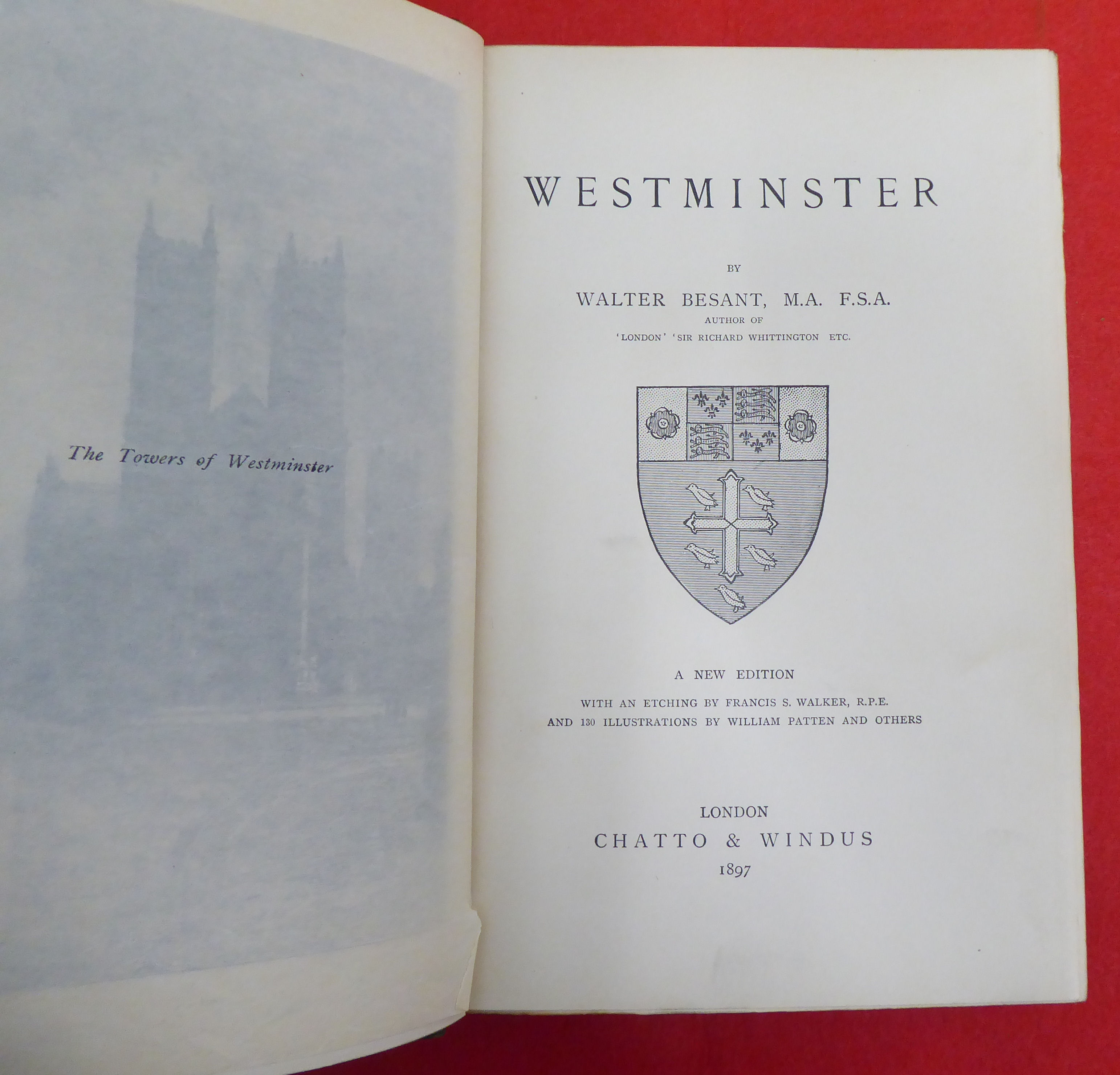 Books: 'London' by Walter Besant  New Edition  1904; 'Westminster'  1897; and 'South London'  1901 - Image 8 of 18