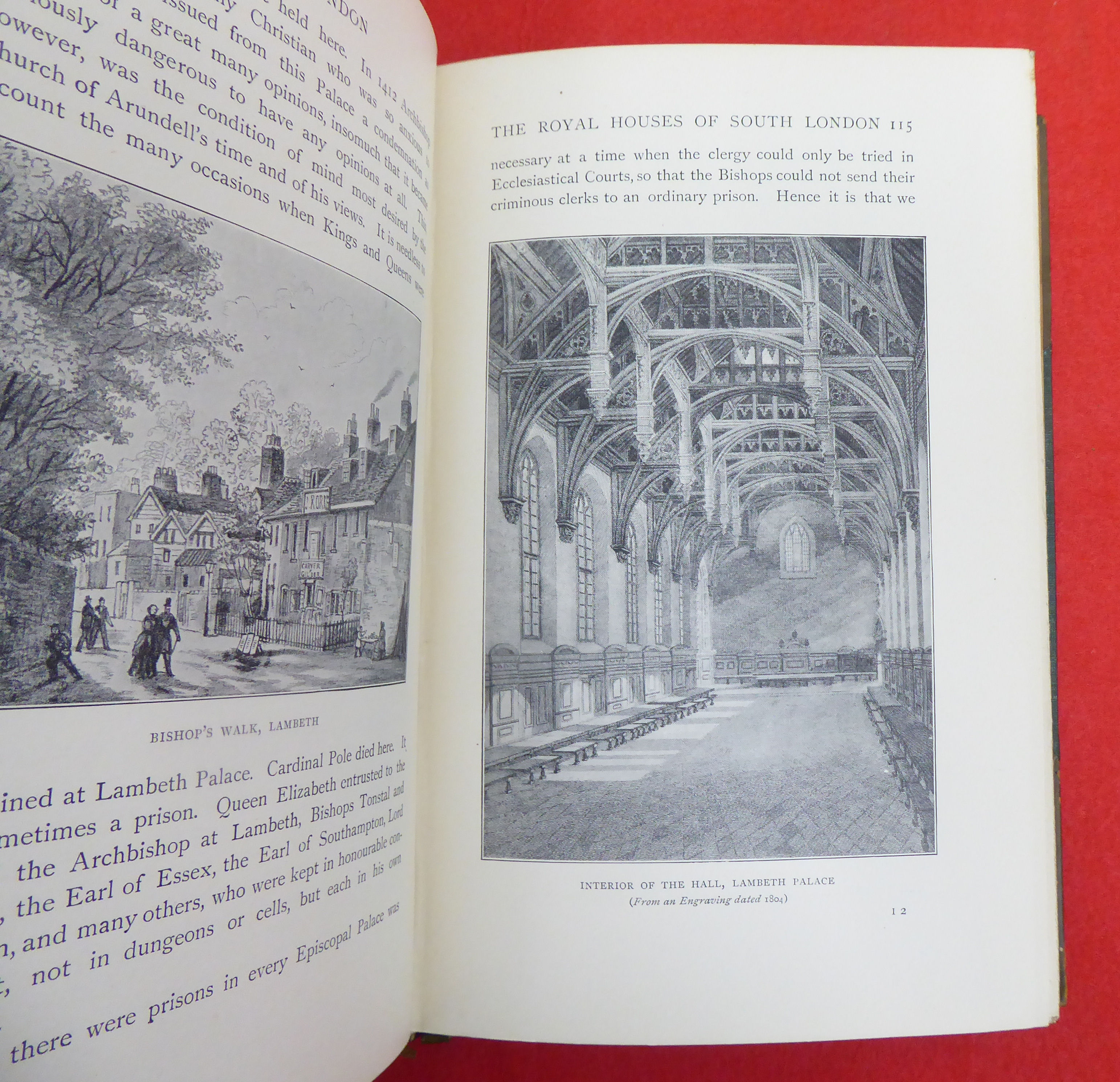 Books: 'London' by Walter Besant  New Edition  1904; 'Westminster'  1897; and 'South London'  1901 - Image 6 of 18