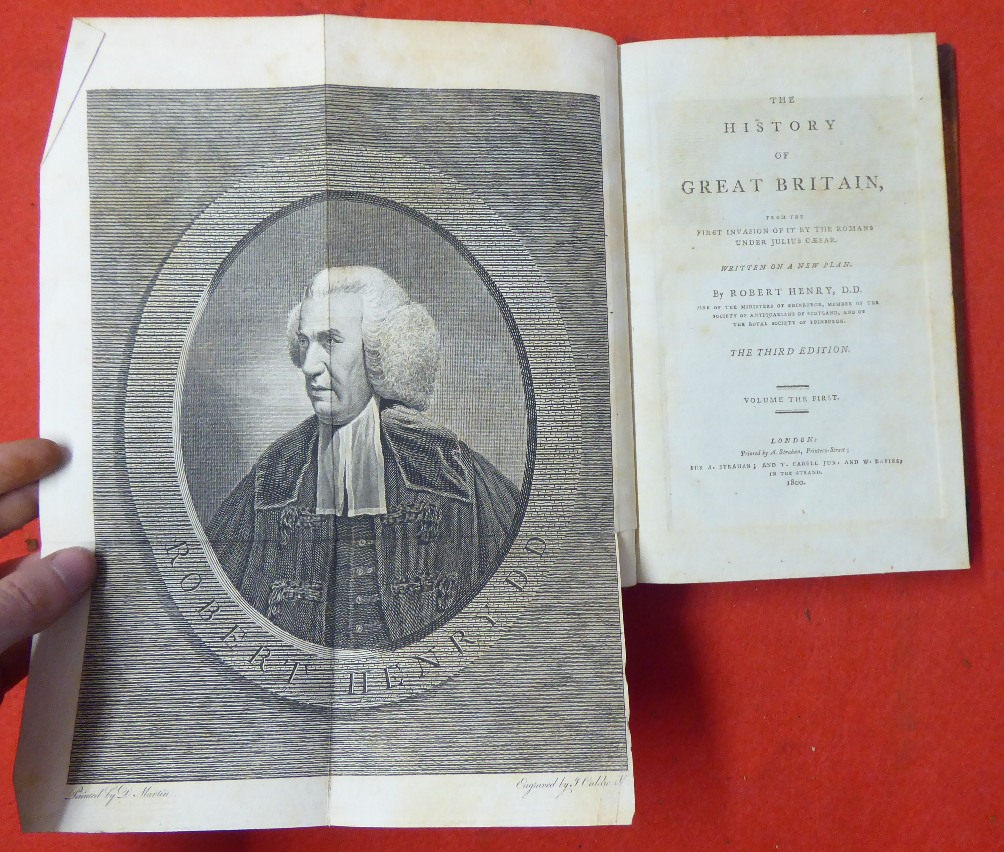 Books: 'History of Great Britain' by Robert Henry, third edition  dated 1800, in twelve volumes - Image 3 of 9