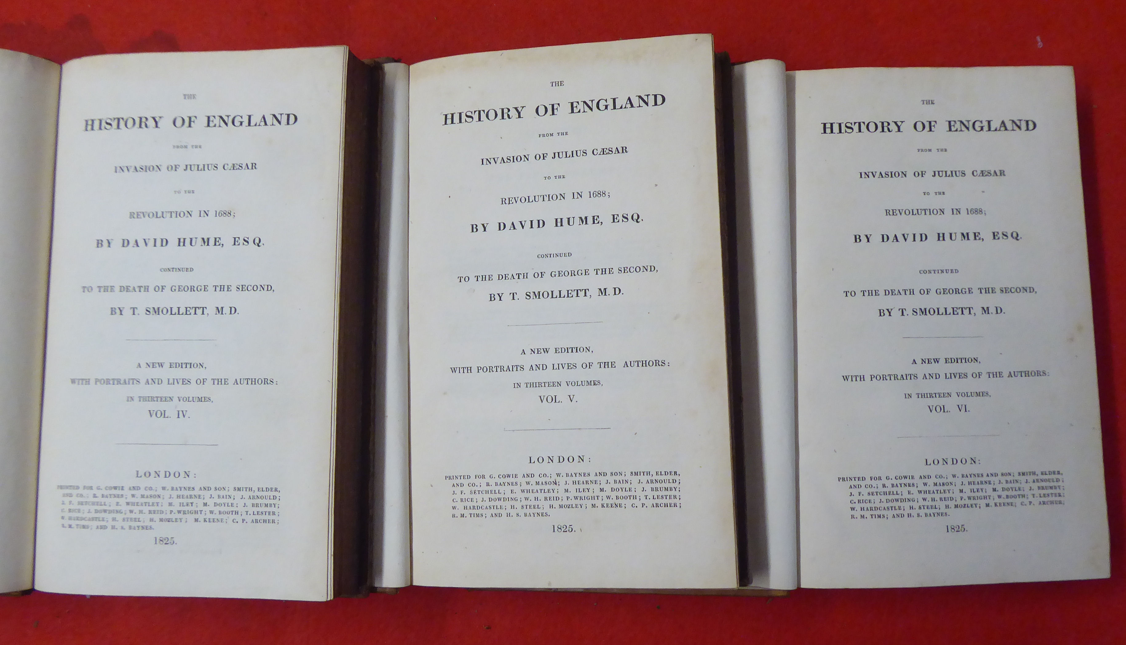Books: 'The History of England' by David Hume Esq, new edition  dated 1897, in six volumes - Image 5 of 9