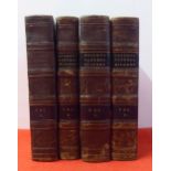 Books: 'Buttons Natural History'  dated 1831, in four volumes