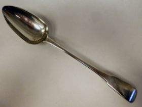 A George III silver fiddle pattern basting spoon  Peter & William Bateman  London 1811  (approx.