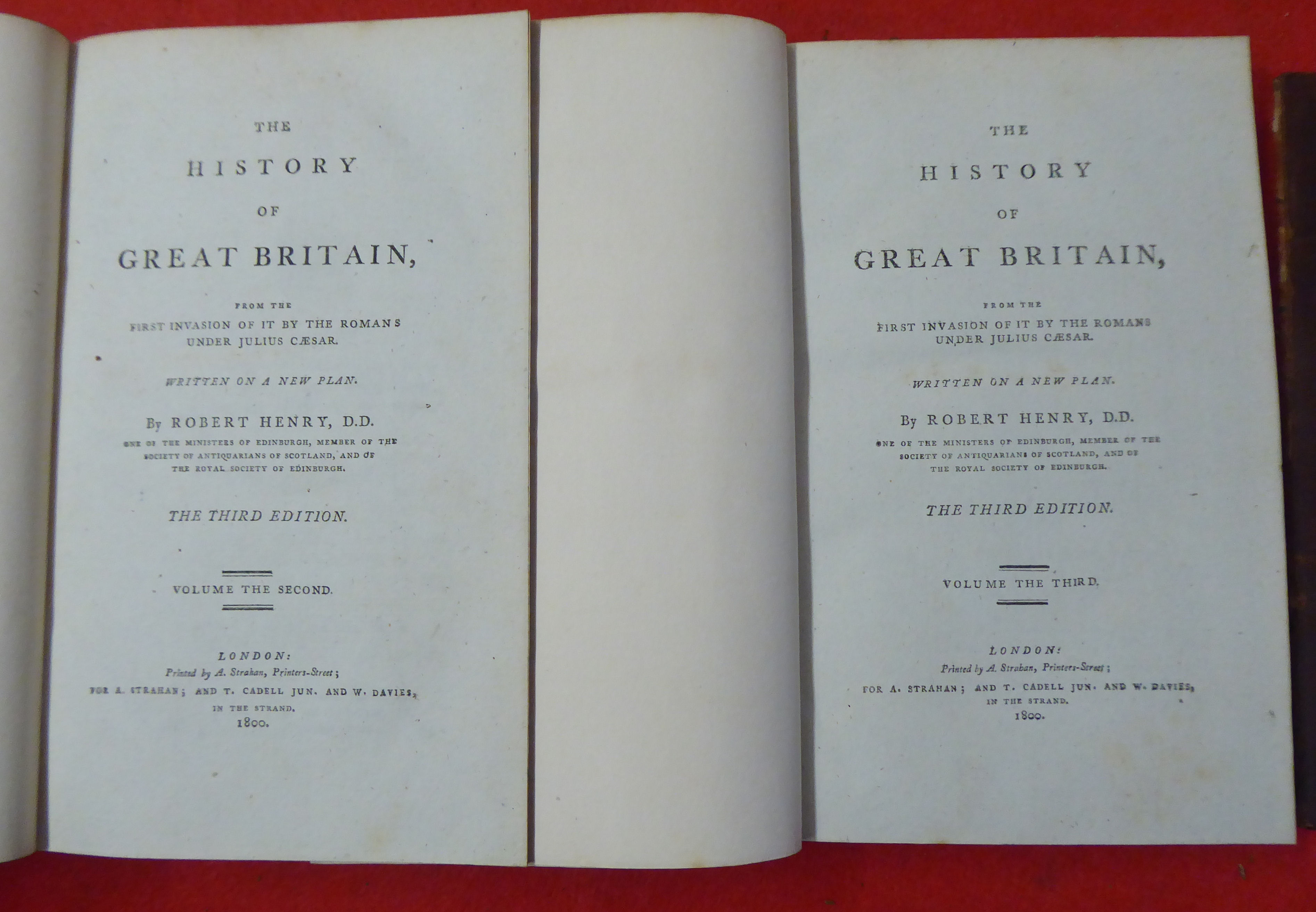Books: 'History of Great Britain' by Robert Henry, third edition  dated 1800, in twelve volumes - Image 4 of 9
