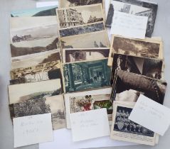 Uncollated postcards: to include London in the 1940s/50s; football teams in 1958/1960; and scenic