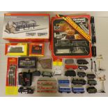 Model railway accessories  comprising locomotives, track and scenery