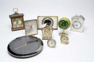 A selection of retro and other clocks