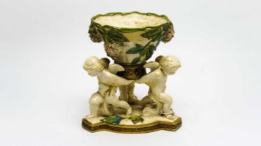 A 19th Century ceramic table centrepiece
