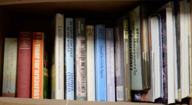 A selection of books relating to travel and exploration