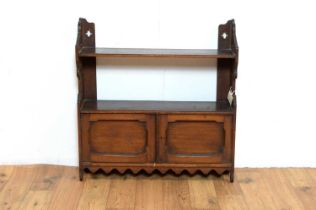 A 19th Century mahogany wall unit