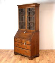 A Georgian oak bureau