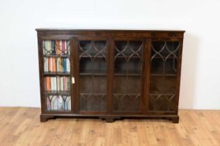 An early 20th Century mahogany bookcase