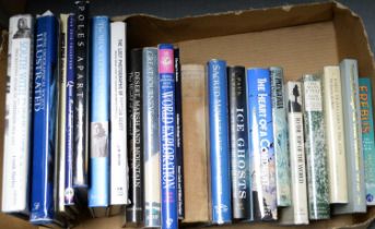 A selection of hardback books relating to arctic exploration