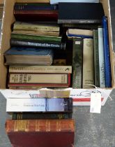 A collection of books relating to poetry and literature
