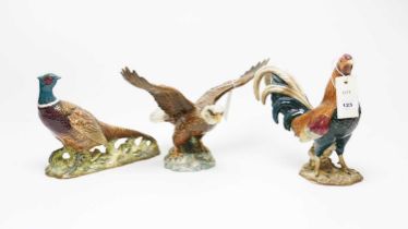 Three Beswick ceramic bird figures