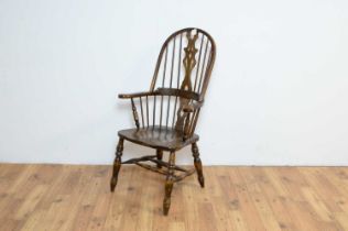 A reproduction Windsor chair