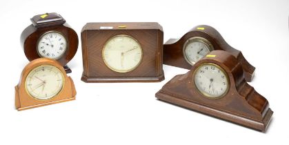 A selection of mantel clocks