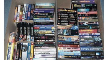 A selection of sci fi paperbacks