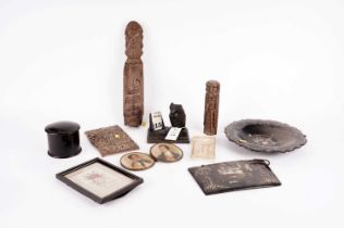 A selection of 19th Century and later accessories