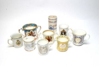 A selection of Royal Commemorative and other ceramics