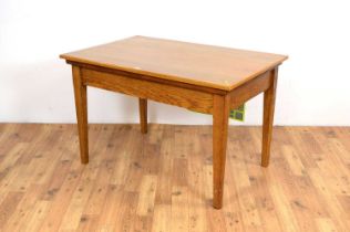 A 20th Century oak table