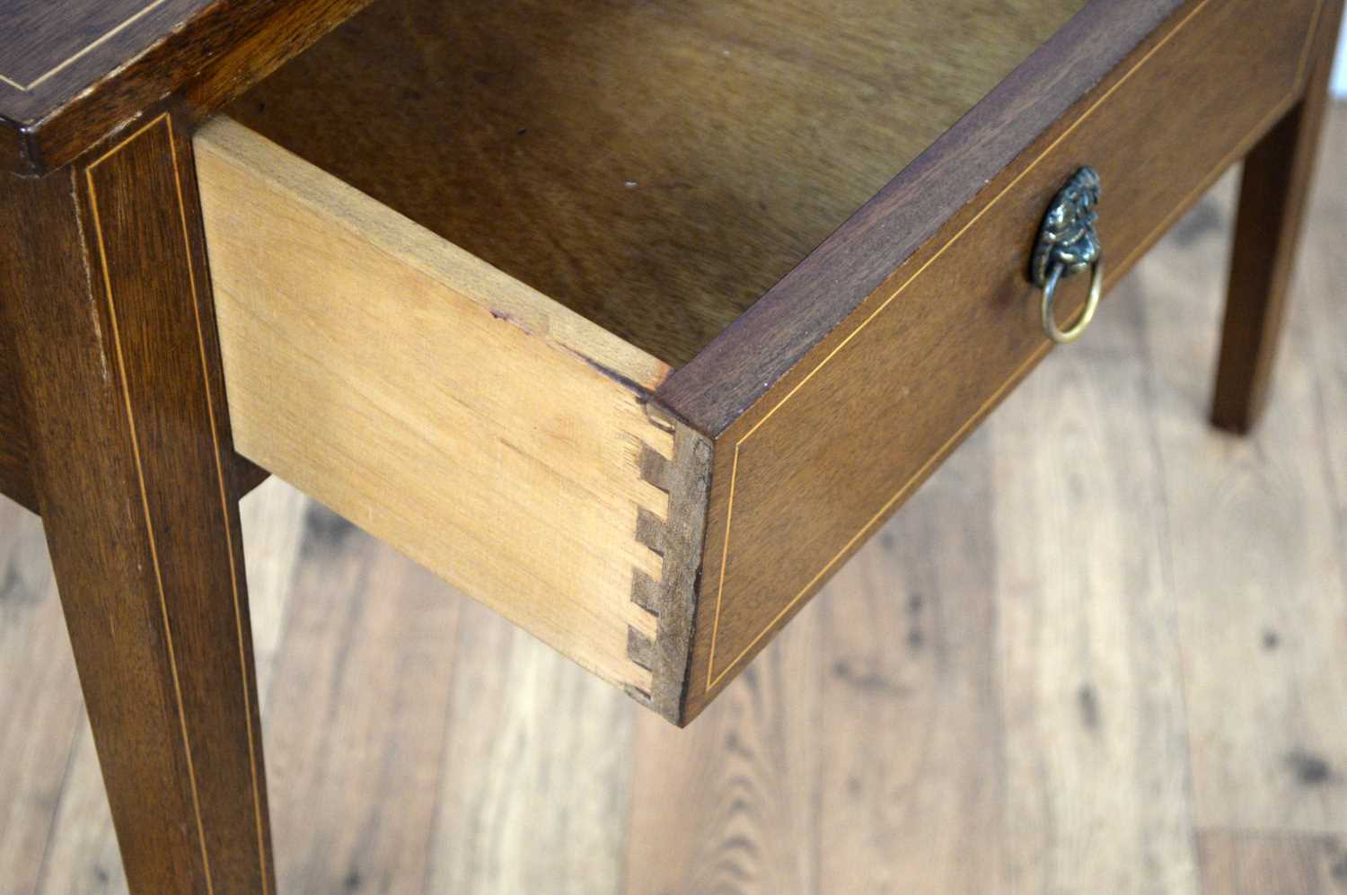 A late Victorian mahogany tea table - Image 12 of 12