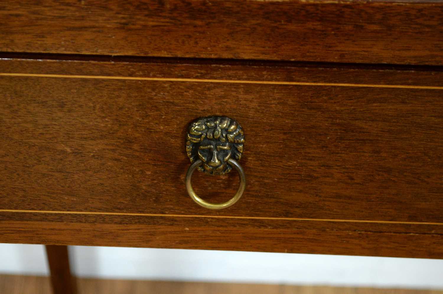 A late Victorian mahogany tea table - Image 10 of 12