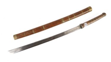An Indian or Oriental short sword