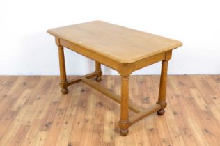A 20th Century oak writing desk,