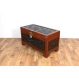 A 20th Century Chinese Oriental Camphorwood chest