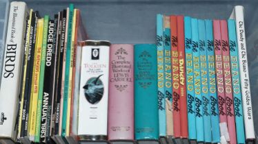 A selection of annuals and children’s books