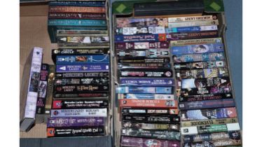 A collection of paperback sci-fi novels by Mercedes Lackey
