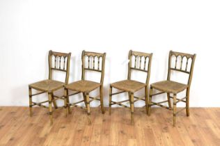 A set of four early 19th Century Regency chairs