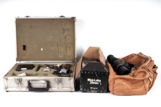 A selection of cameras and accessories