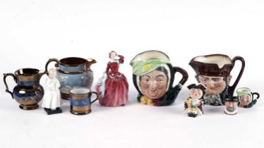 A collection of Royal Doulton decorative ceramics