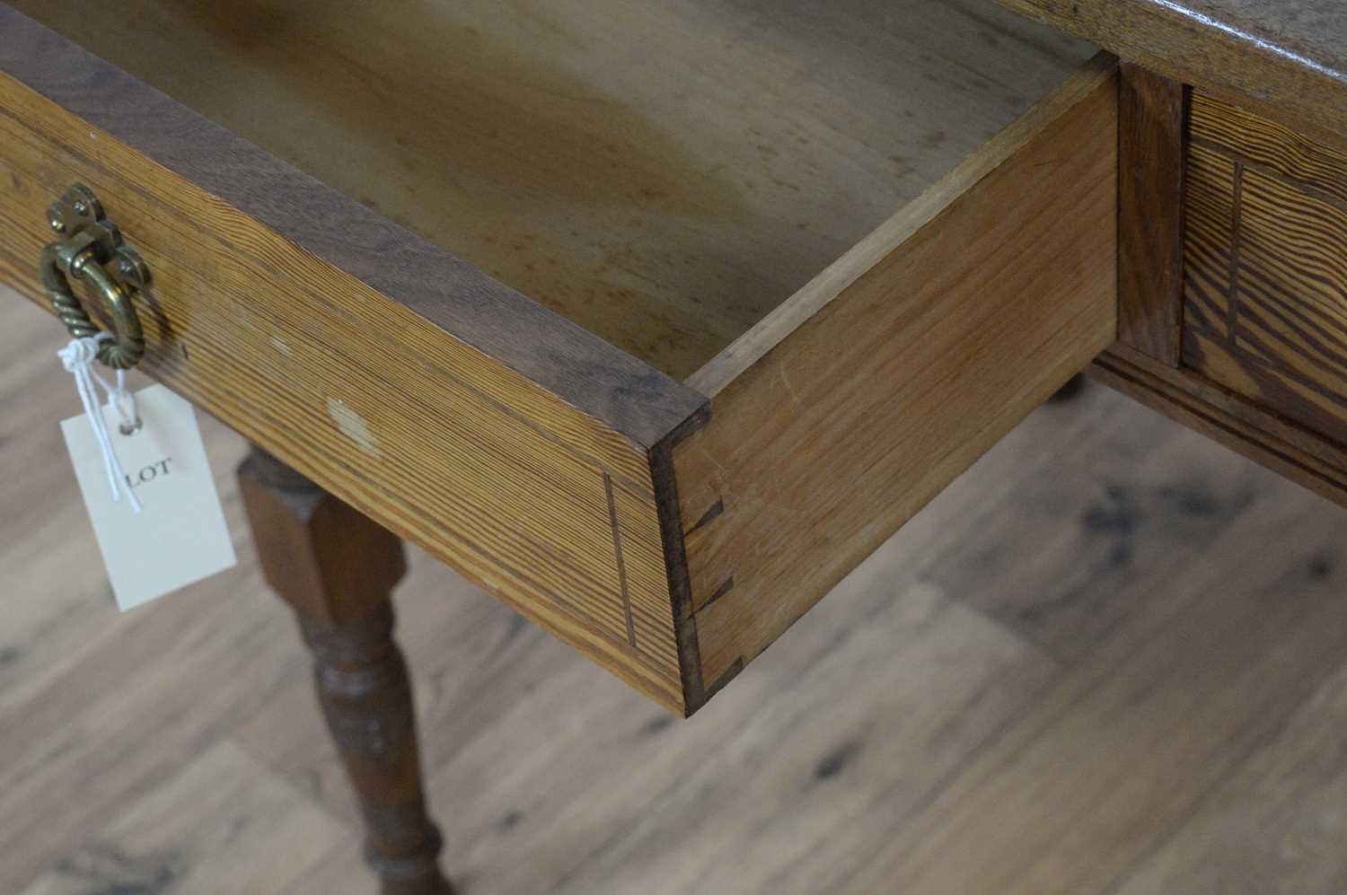 Gregory & Co, Regent St, London; An Arts and Crafts walnut and simulated pine washstand - Image 4 of 4