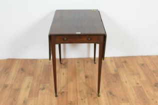 A George III mahogany Pembroke table