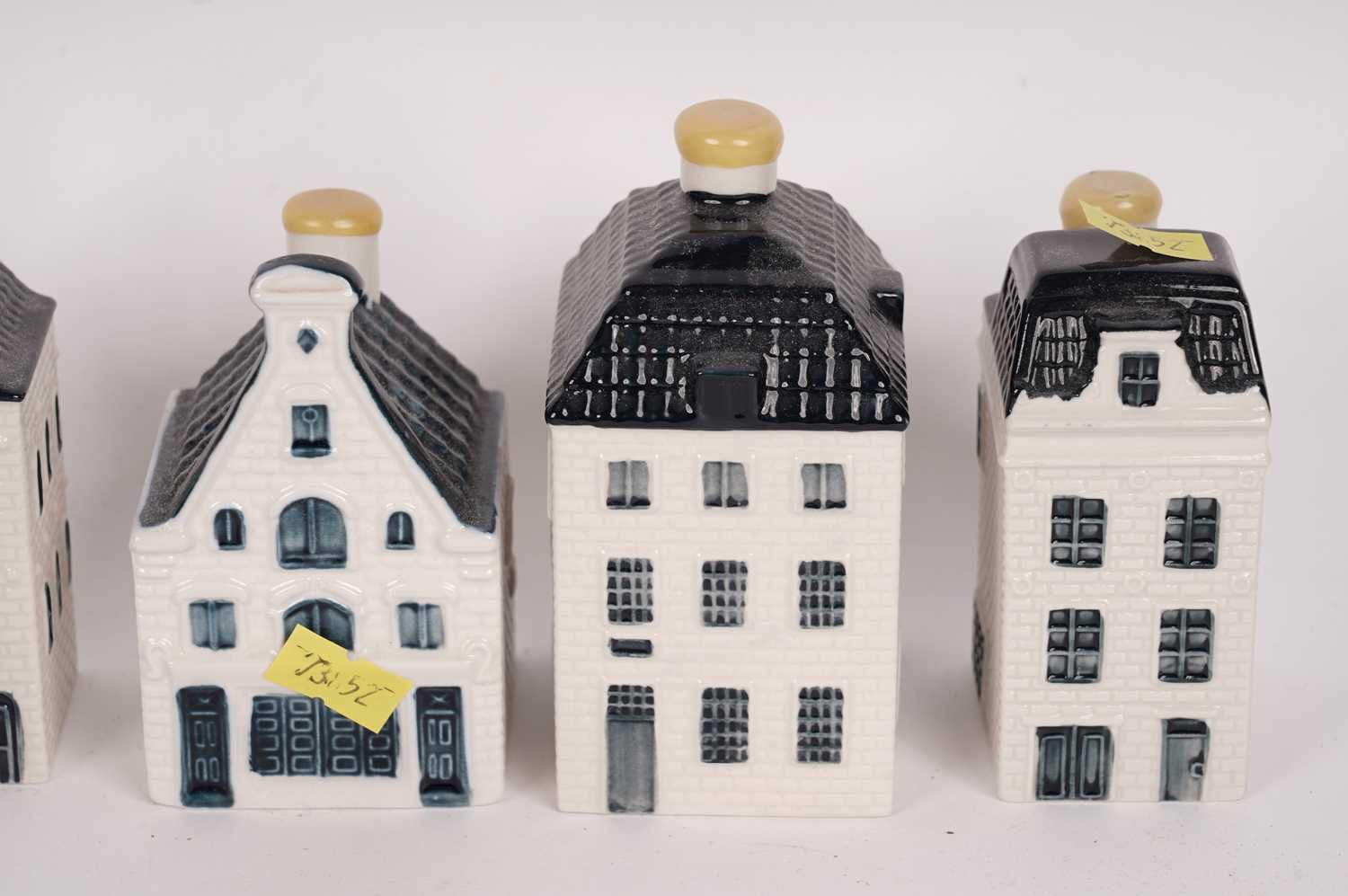 A selection of KLM delft decorative ceramic house decanters - Image 2 of 4