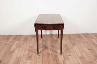 A Georgian mahogany Pembroke table