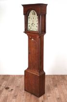A 19th Century oak longcase clock