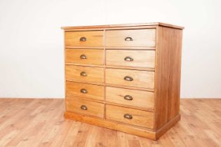 L&NER Railway interest: A vintage stripped chest of drawers