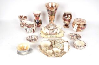 A selection of Maling decorative ceramics