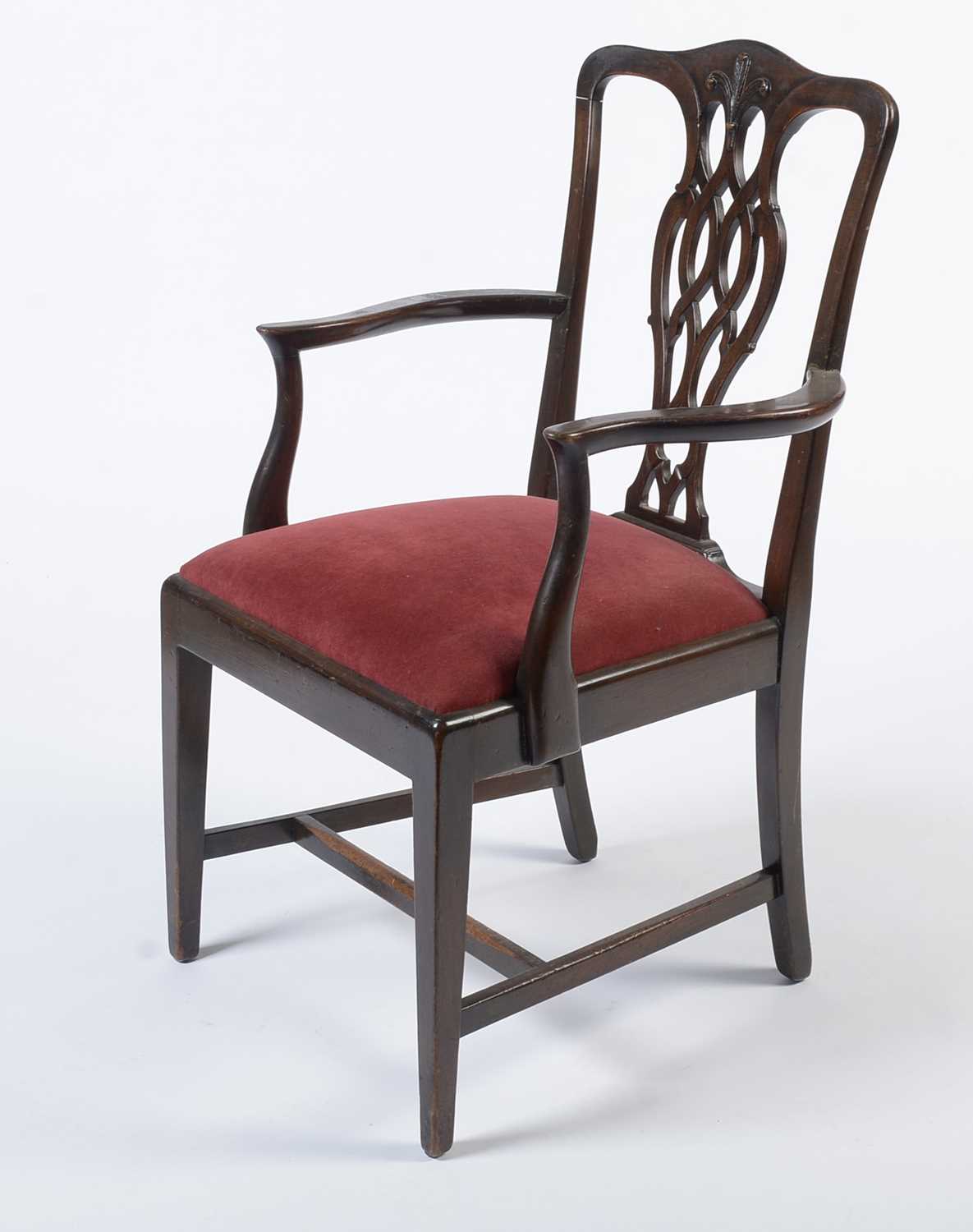 A set of ten George III style mahogany dining chairs - Image 14 of 14