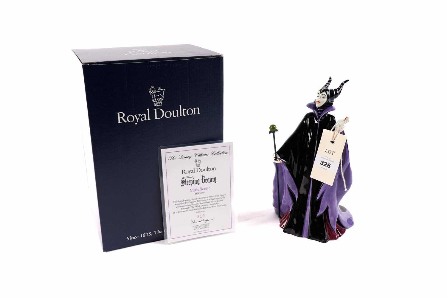 A Royal Doulton The Disney Villains Collection ‘Maleficient’ figure